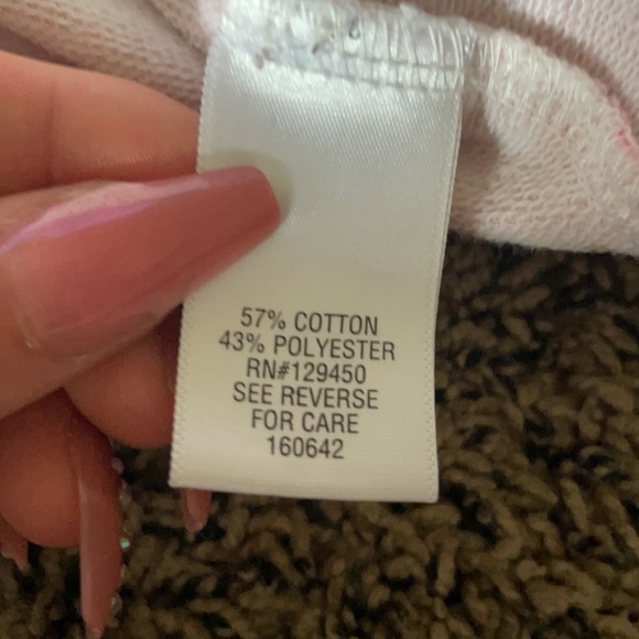 Large Pink To White Ombre Crop - Picture 2 of 3